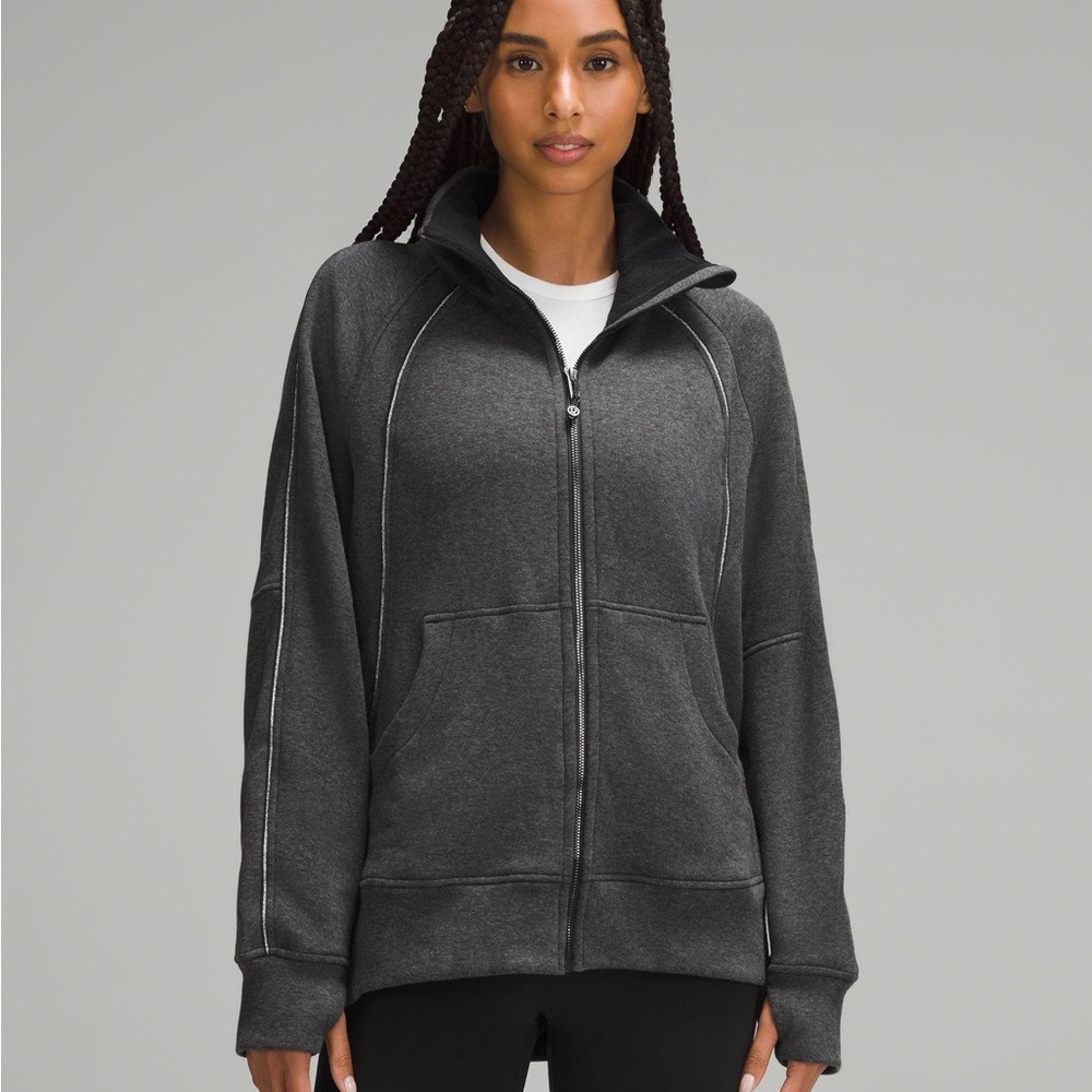 Lululemon scuba oversized funnel-neck full zip long plush